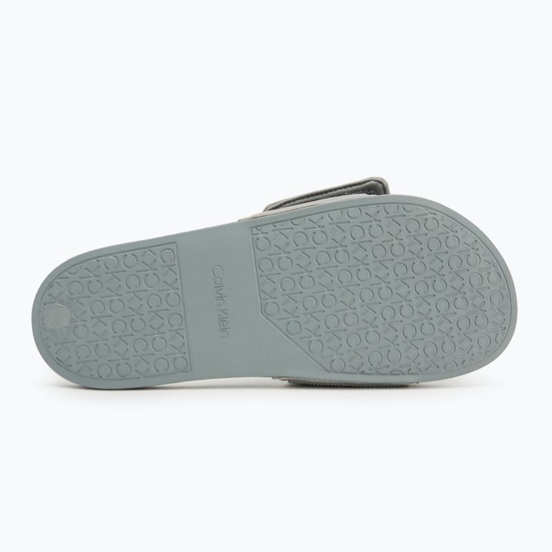 Vyriškos šlepetės Calvin Klein HM0HM01437 Adj Pool Slide TPU granite road 4