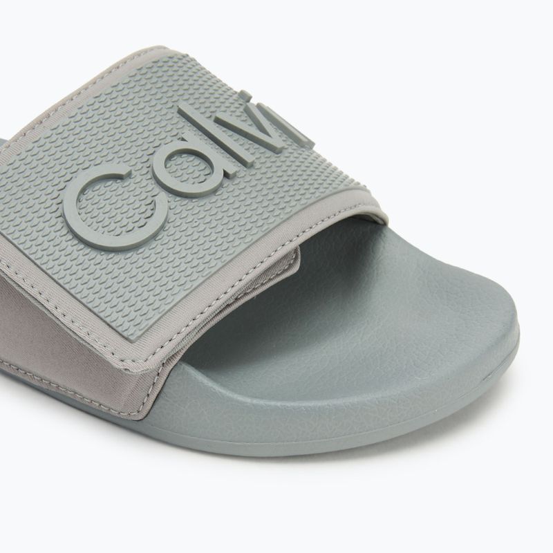 Vyriškos šlepetės Calvin Klein HM0HM01437 Adj Pool Slide TPU granite road 7