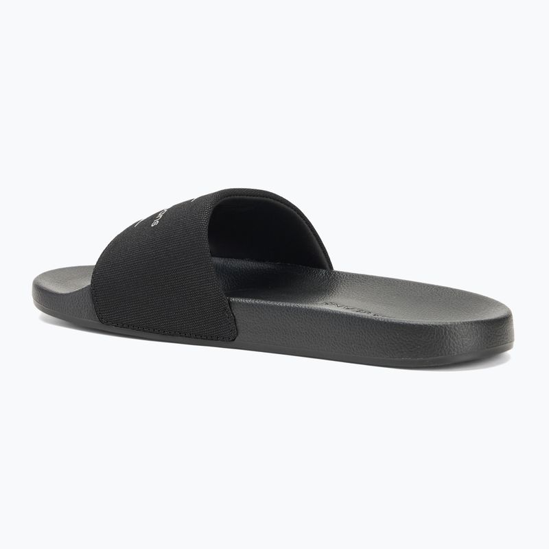 Vyriškos šlepetės Calvin Klein YM0YM01271 Slide Monogram Cv black/bright white 3