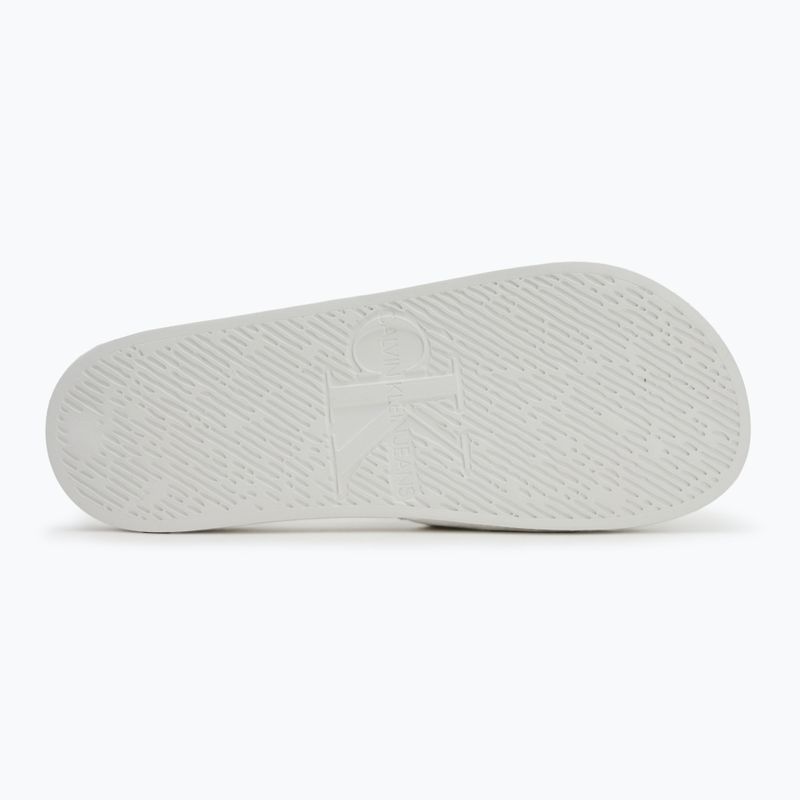 Vyriškos šlepetės Calvin Klein YM0YM01271 Slide Monogram Cv bright white/black 4