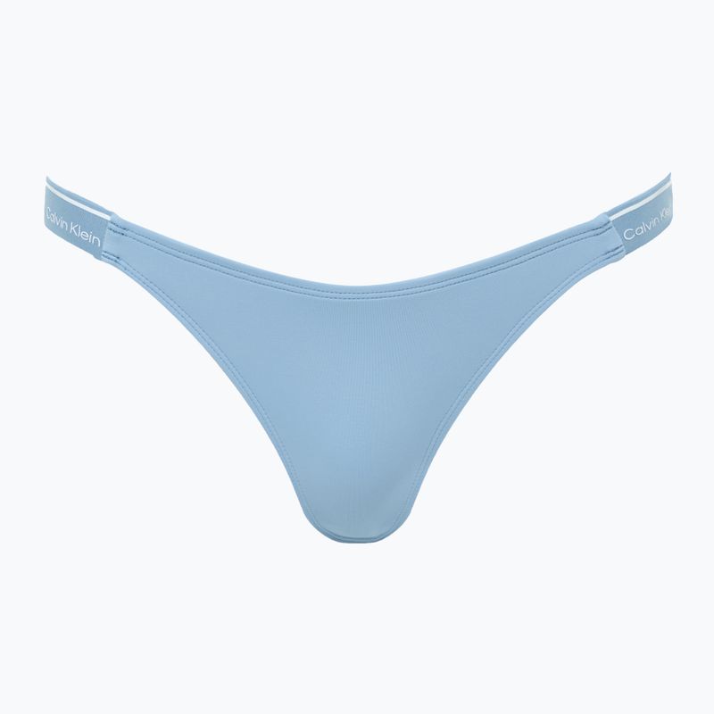 Maudymosi kostiumėlio apačia Calvin Klein KW0KW02732 Curved Delta Bikini faded denim