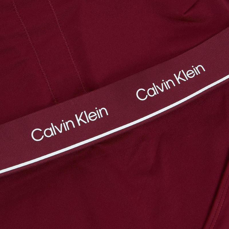 Moteriškas vientisas maudymosi kostiumėlis Calvin Klein KW0KW02733 High Neck - RP plum gaze 3