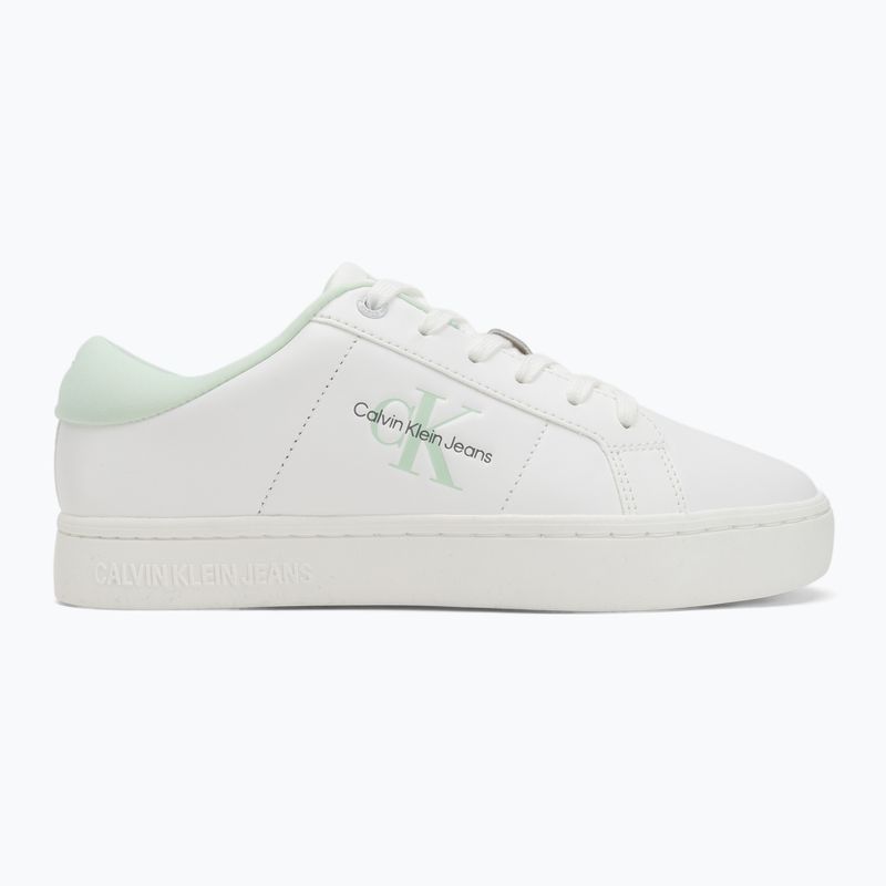 Moteriški batai Calvin Klein YW0YW01444 Classic Cupsole Lowlaceup Lth Wn bright white/moonlight jade 2