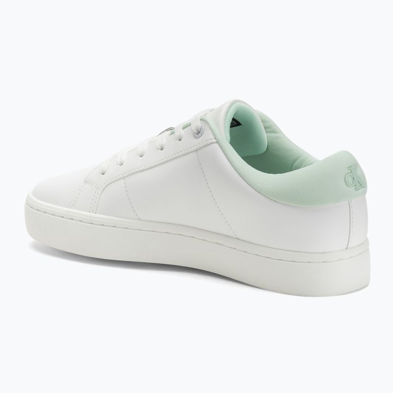 Moteriški batai Calvin Klein YW0YW01444 Classic Cupsole Lowlaceup Lth Wn bright white/moonlight jade 3