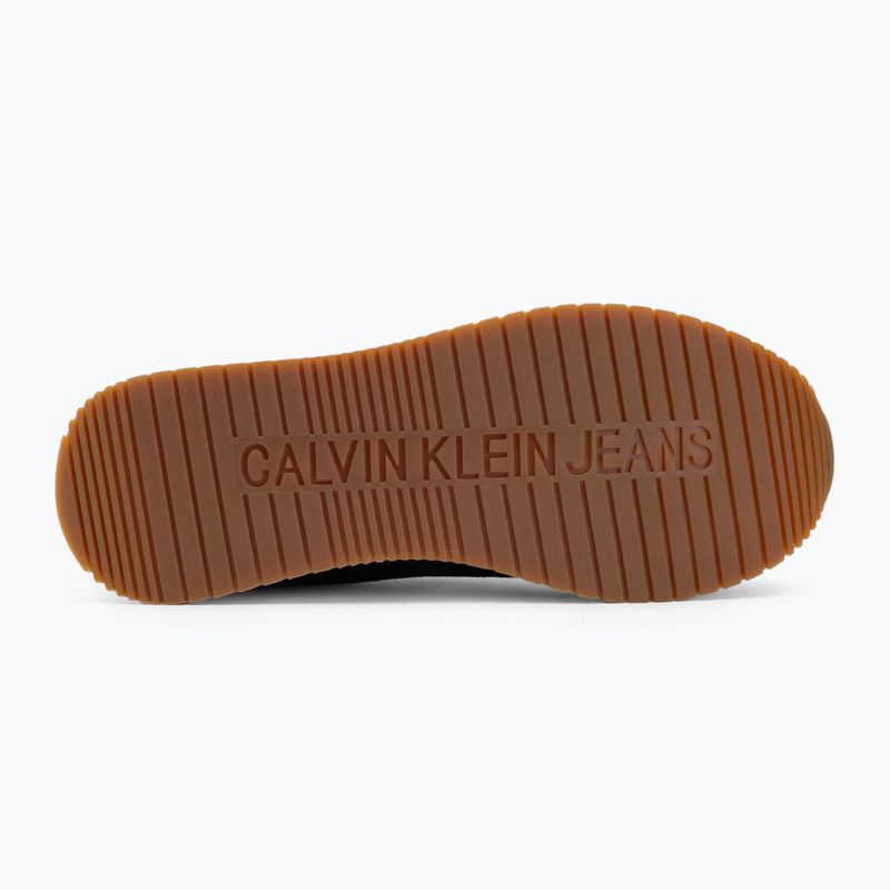 Moteriški batai Calvin Klein YW0YW01888 Retro Runner Low Laceup Canvas black/bright white 4