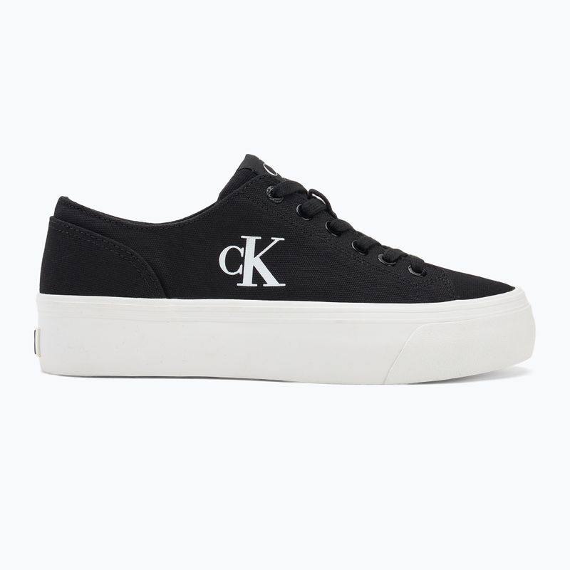 Moteriški sportiniai bateliai Calvin Klein YW0YW01763 Vulc Flatform Low Cv MG black/bright white 2