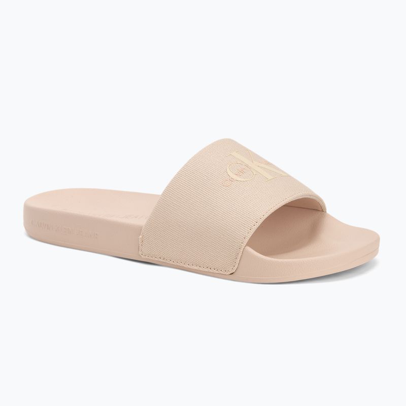 Moteriškos šlepetės Calvin Klein YW0YW01835 Slide Monogram Wn triple whisper pink