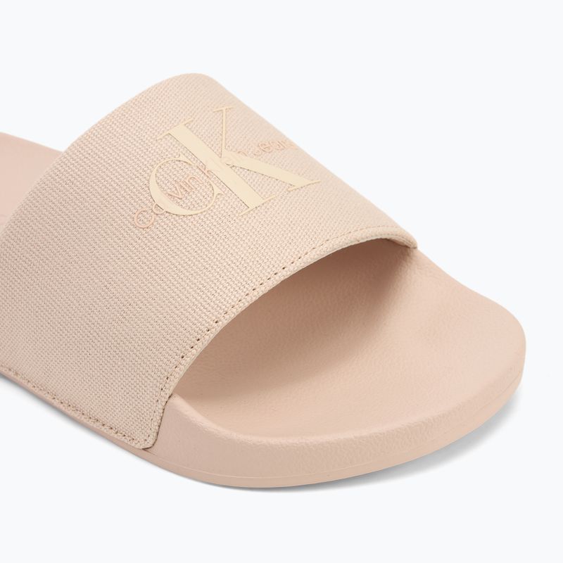 Moteriškos šlepetės Calvin Klein YW0YW01835 Slide Monogram Wn triple whisper pink 7
