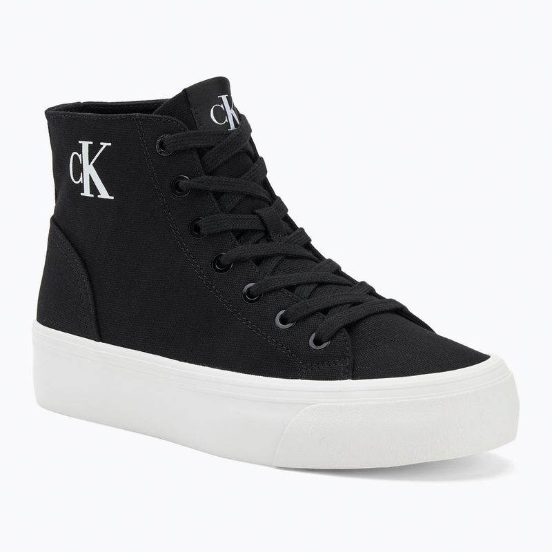 Moteriški sportiniai bateliai Calvin Klein YW0YW01764 Vulc Flatform Mid Cv Mg black/bright white