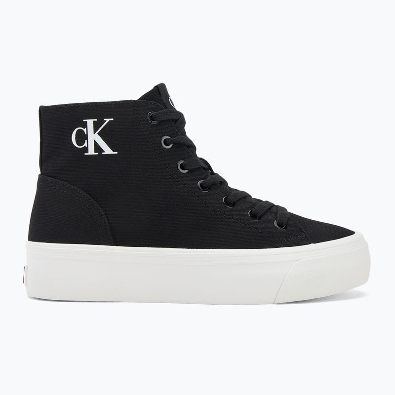 Moteriški sportiniai bateliai Calvin Klein YW0YW01764 Vulc Flatform Mid Cv Mg black/bright white 2