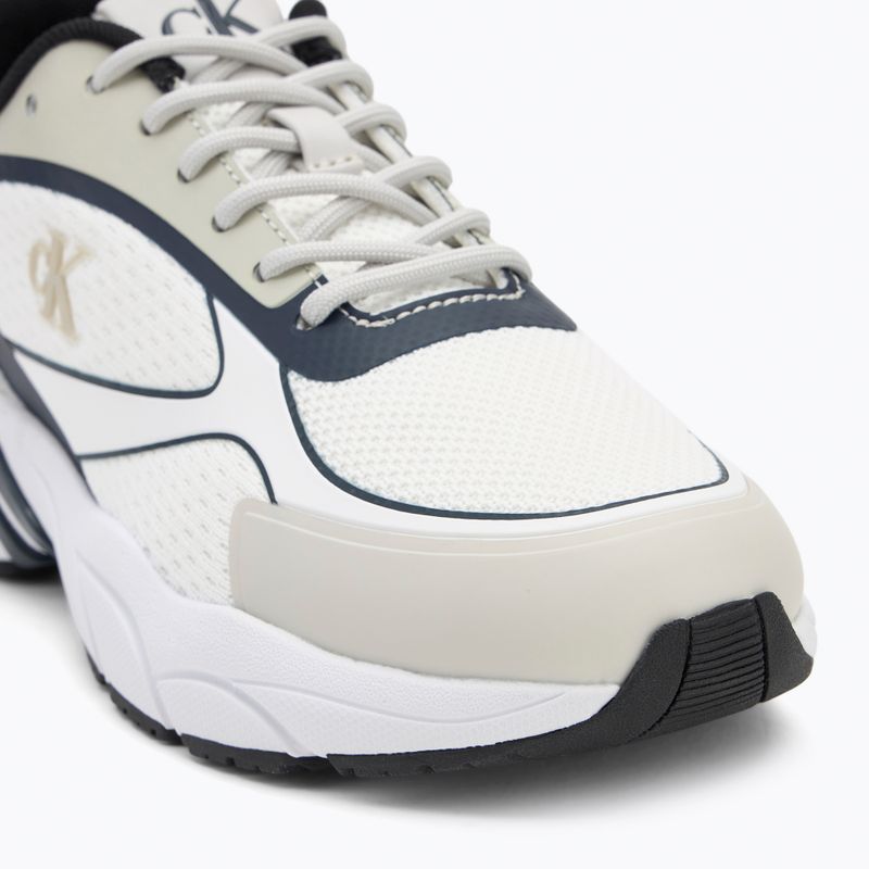 Moteriški batai Calvin Klein YW0YW01887 Retro Tennis Knit Mg bright white/silver bich/navy 7