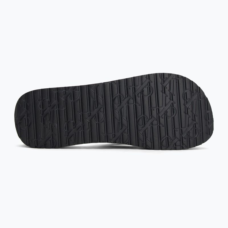Moteriškos šlepetės per pirštą Calvin Klein YW0YW01723 Beach Sandal Flatform Ttxr Satin triple black 4