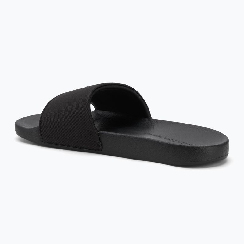 Moteriškos šlepetės Calvin Klein YW0YW01713 Slide Monogram Hardware triple black 3