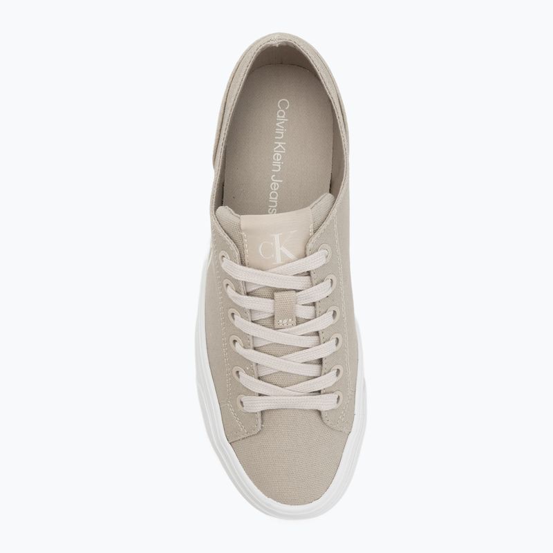 Moteriški sportiniai bateliai Calvin Klein YW0YW01763 Vulc Flatform Low Cv MG eggshell/creamy white 5