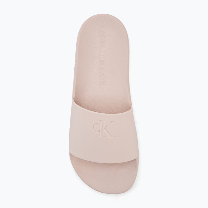 Moteriškos šlepetės Calvin Klein YW0YW01715 Slide Monogram Tpu whisper pink 5