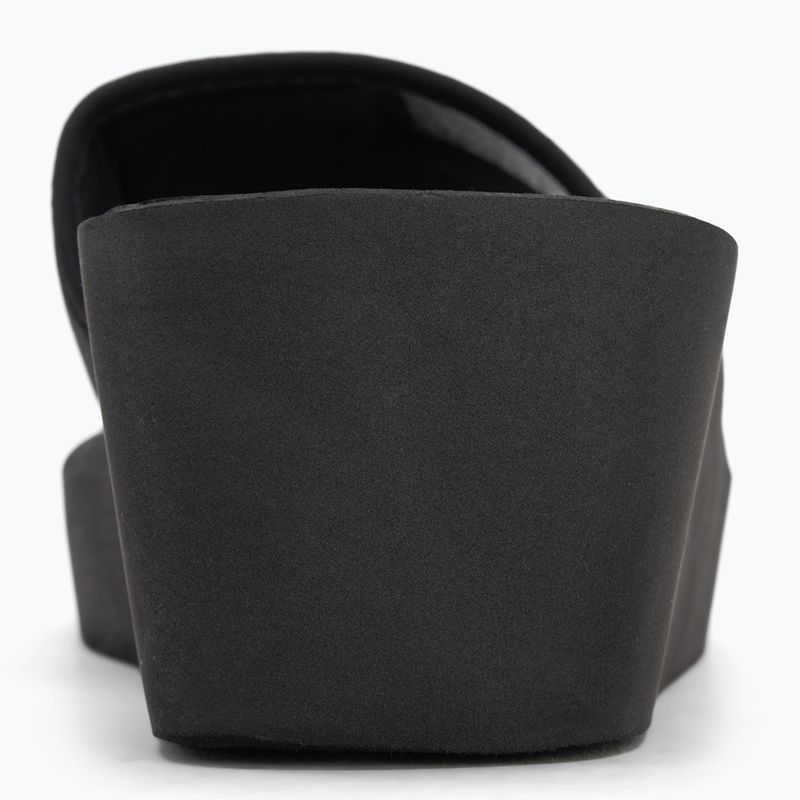 Moteriškos šlepetės Calvin Klein YW0YW01725 Beach Wedge Slide Canvas triple black 6