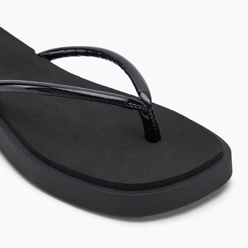 Moteriškos šlepetės per pirštą Calvin Klein YW0YW01716 Sq Low Wedge Sandal Stitch triple black 7