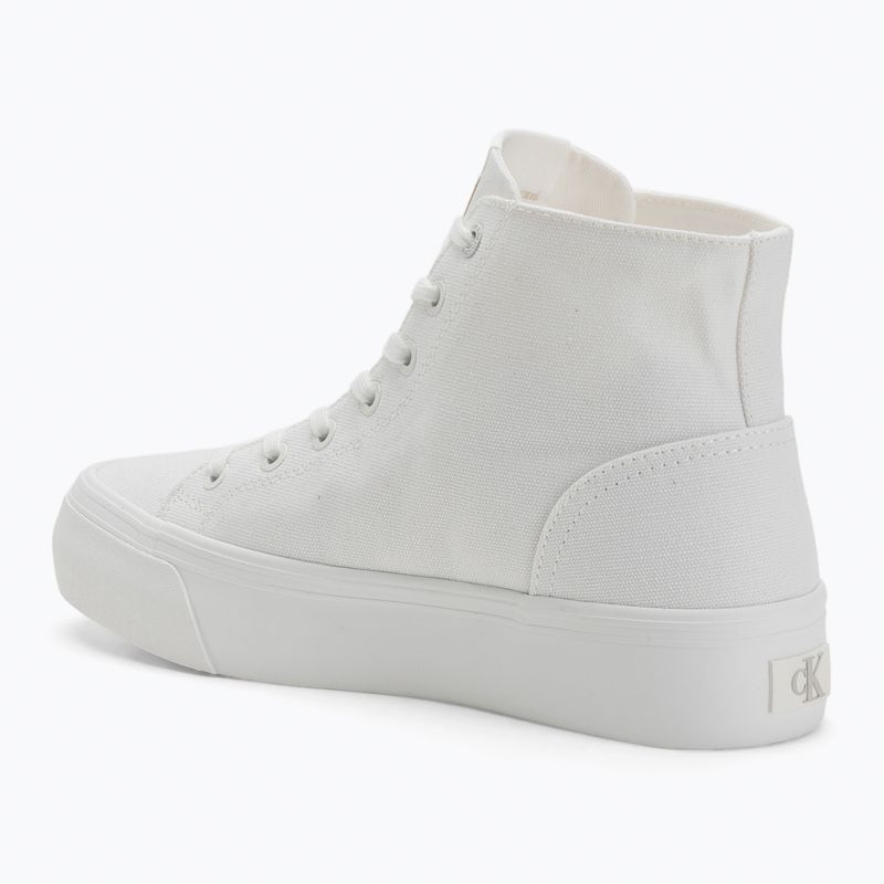 Moteriški sportiniai bateliai Calvin Klein YW0YW01764 Vulc Flatform Mid Cv Mg triple bright white 3