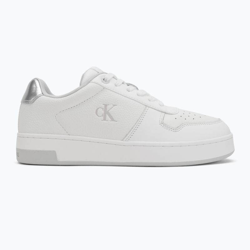 Moteriški batai Calvin Klein YW0YW01765 Basket Cupsole Low Mg bright white/silver 2