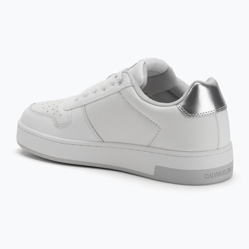 Moteriški batai Calvin Klein YW0YW01765 Basket Cupsole Low Mg bright white/silver 3