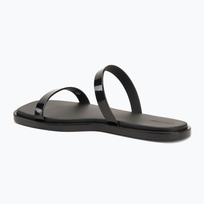 Moteriškos šlepetės Calvin Klein HW0HW02417 Double Bar Slide - Jelly black 3
