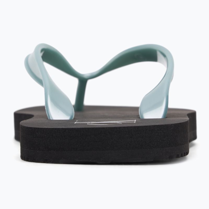 Moteriškos šlepetės per pirštą Calvin Klein YW0YW01719 Beach Sandal Monologo Tpu black/cloud blue 6