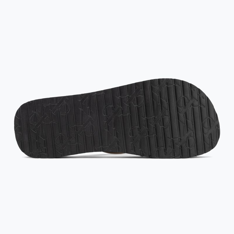 Moteriškos šlepetės per pirštą Calvin Klein YW0YW01830 Beach Sandal Flatform Tpu black/bright white 4