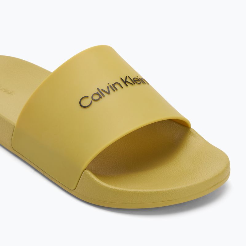 Vyriškos šlepetės Calvin Klein HM0HM00455 Pool Slide Rubber avocado oil 7