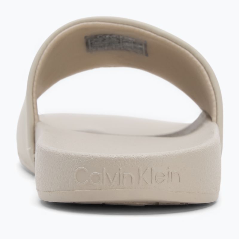 Vyriškos šlepetės Calvin Klein HM0HM01754 Pool Slide Ck Square feather grey 6
