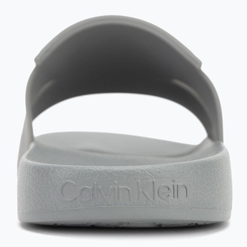 Vyriškos šlepetės Calvin Klein HM0HM01752 Pool Slide Double T granite road 6