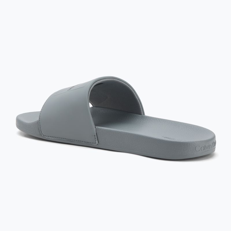 Vyriškos šlepetės Calvin Klein HM0HM01754 Pool Slide Ck Square granite road 3