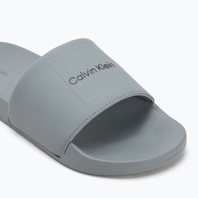 Vyriškos šlepetės Calvin Klein HM0HM01754 Pool Slide Ck Square granite road 7