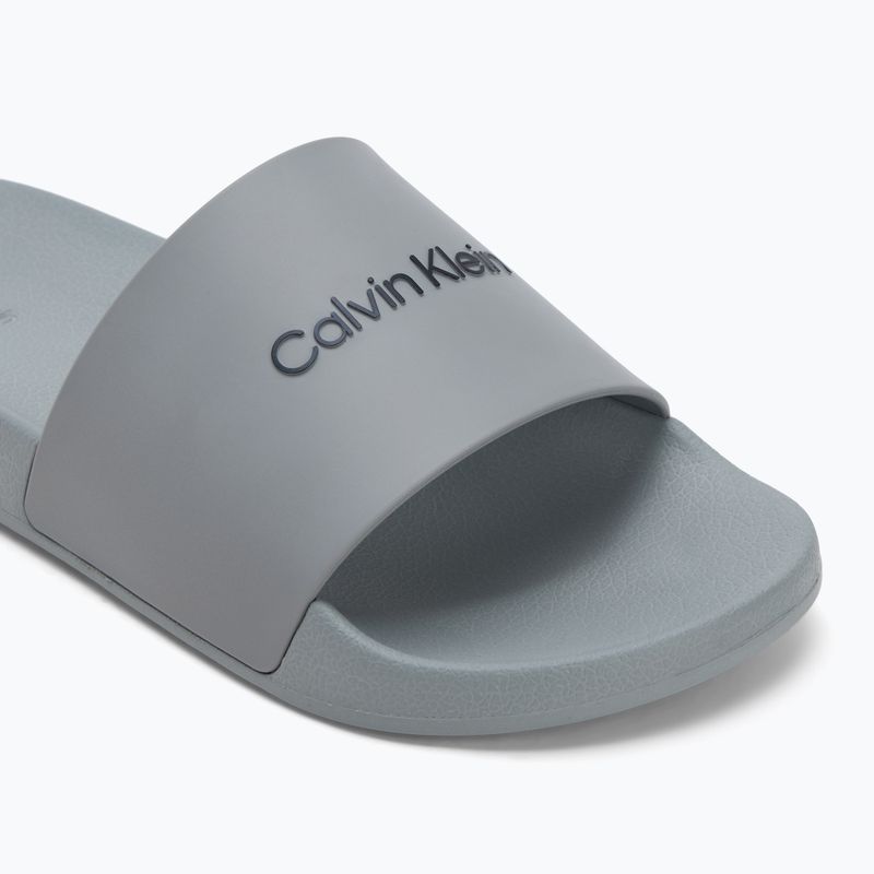 Vyriškos šlepetės Calvin Klein HM0HM00455 Pool Slide Rubber granite road 7