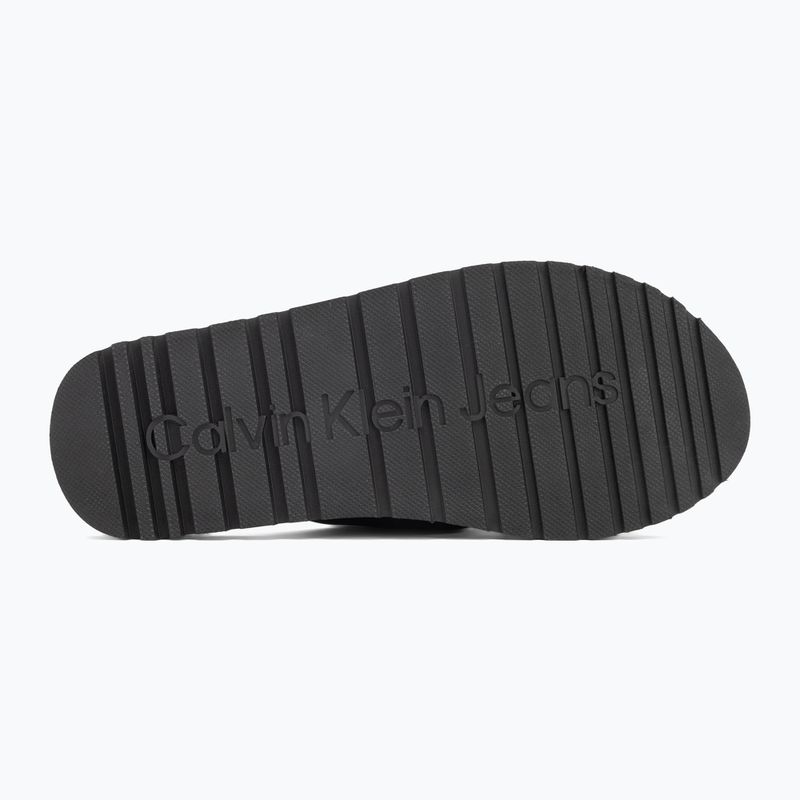 Vyriškos šlepetės Calvin Klein YM0YM01223 Cross Sandal Crxs Tx triple black 4