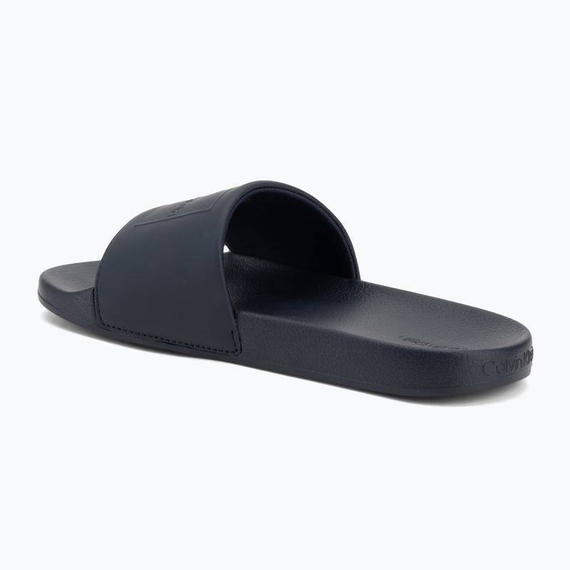 Vyriškos šlepetės Calvin Klein HM0HM01754 Pool Slide Ck Square navy 3