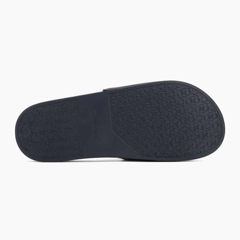 Vyriškos šlepetės Calvin Klein HM0HM01754 Pool Slide Ck Square navy 4