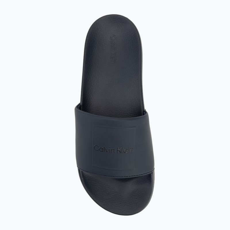 Vyriškos šlepetės Calvin Klein HM0HM01754 Pool Slide Ck Square navy 5