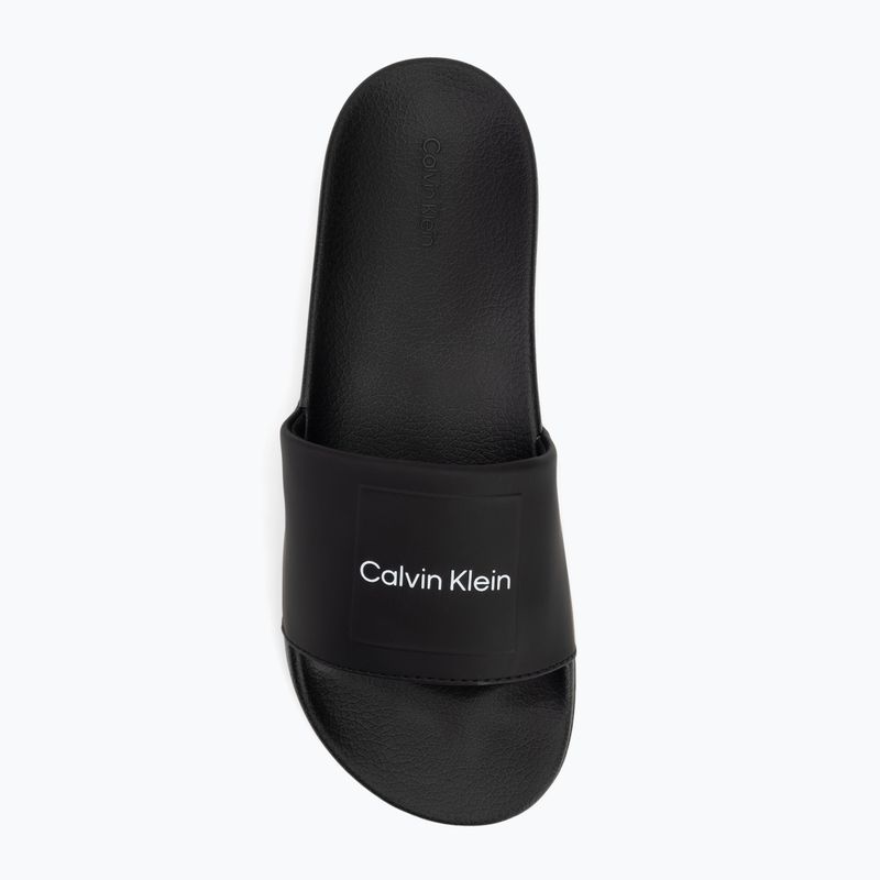 Vyriškos šlepetės Calvin Klein HM0HM01754 Pool Slide Ck Square black 5