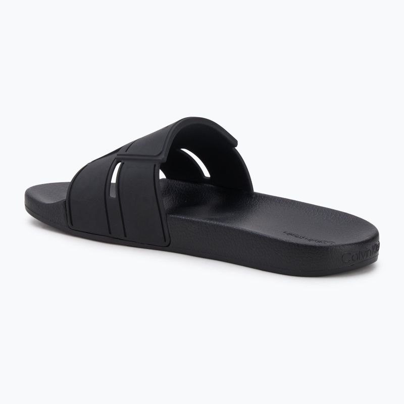Vyriškos šlepetės Calvin Klein HM0HM01752 Pool Slide Double T black 3