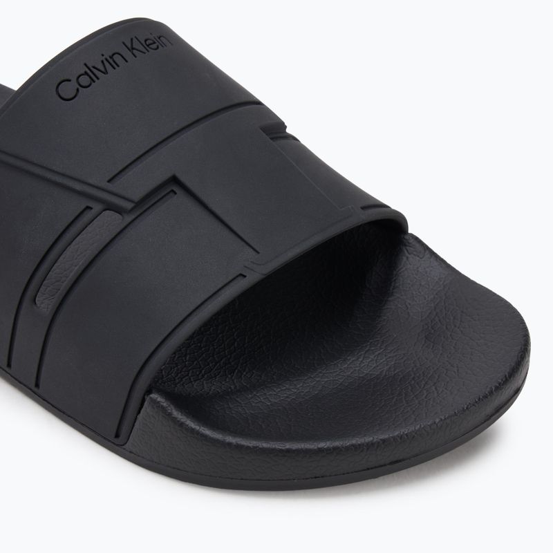 Vyriškos šlepetės Calvin Klein HM0HM01752 Pool Slide Double T black 7