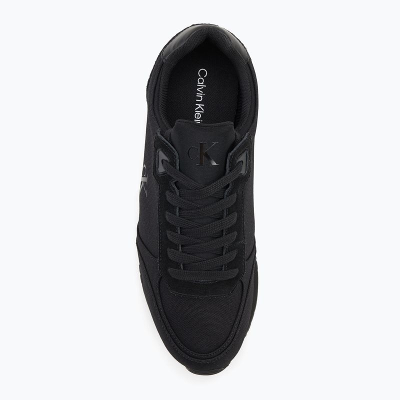 Vyriški batai Calvin Klein YM0YM01217 Runner Sock Laceup Mg Canvas triple black 5
