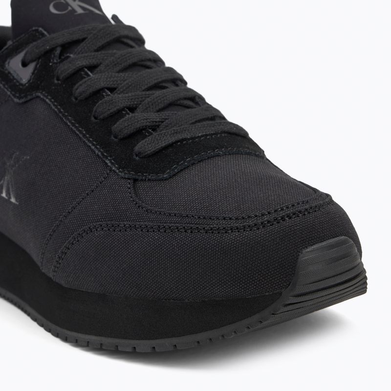 Vyriški batai Calvin Klein YM0YM01217 Runner Sock Laceup Mg Canvas triple black 7
