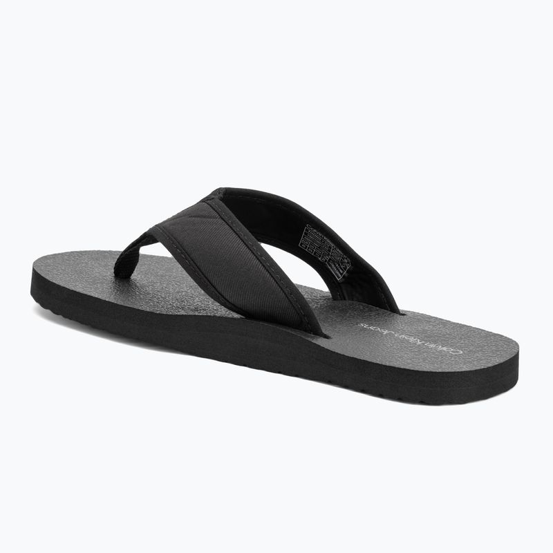 Vyriškos šlepetės per pirštą Calvin Klein YM0YM01235 Thong+ Cv triple black 3