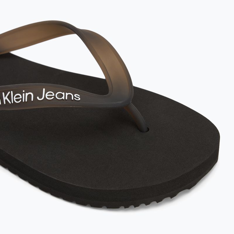 Calvin Klein YM0YM01267 Vyriškos paplūdimio basutės Transparent Tpu black/bright white 7