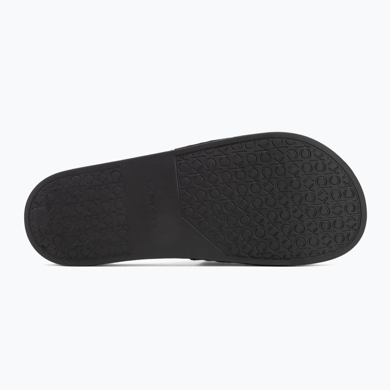 Vyriškos šlepetės Calvin Klein HM0HM01762 Pool Slide Jaq Mono black mono jacquard 4