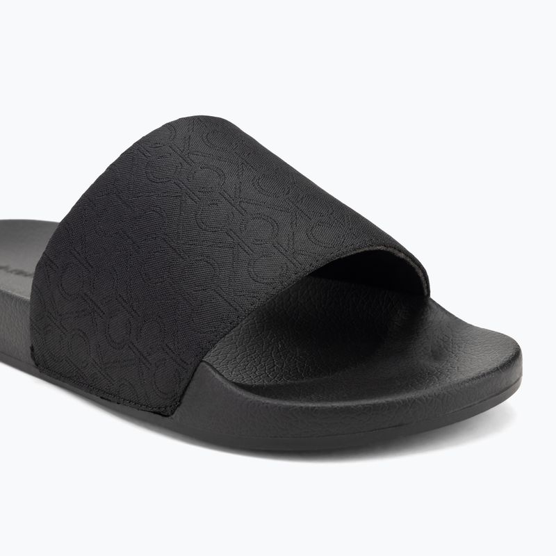 Vyriškos šlepetės Calvin Klein HM0HM01762 Pool Slide Jaq Mono black mono jacquard 7