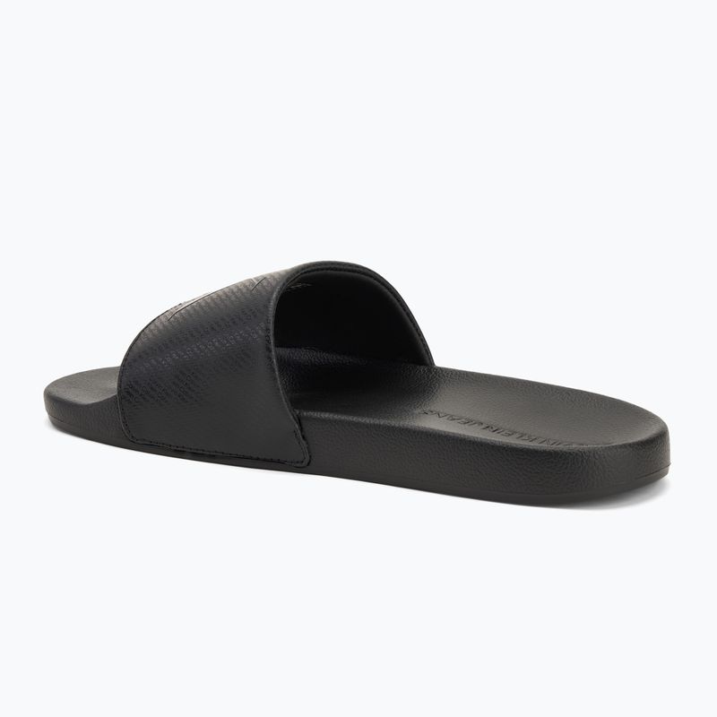 Vyriškos šlepetės Calvin Klein YM0YM01269 Slide Aop Print triple black 3