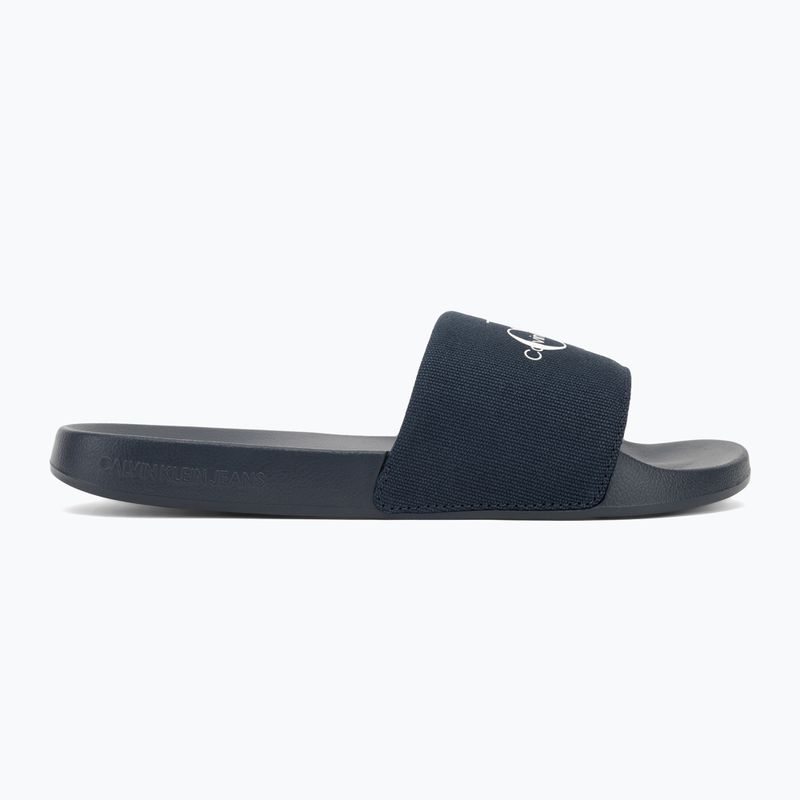 Vyriškos šlepetės Calvin Klein YM0YM01271 Slide Monogram Cv triple calvin navy 2