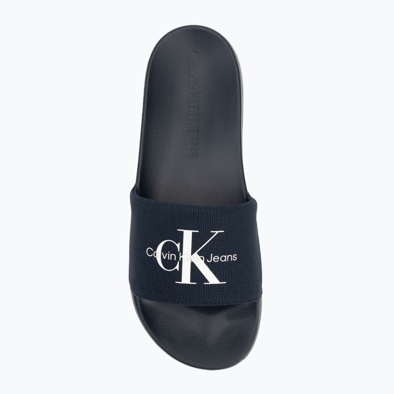 Vyriškos šlepetės Calvin Klein YM0YM01271 Slide Monogram Cv triple calvin navy 5