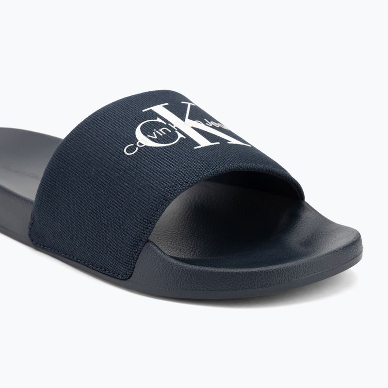 Vyriškos šlepetės Calvin Klein YM0YM01271 Slide Monogram Cv triple calvin navy 7
